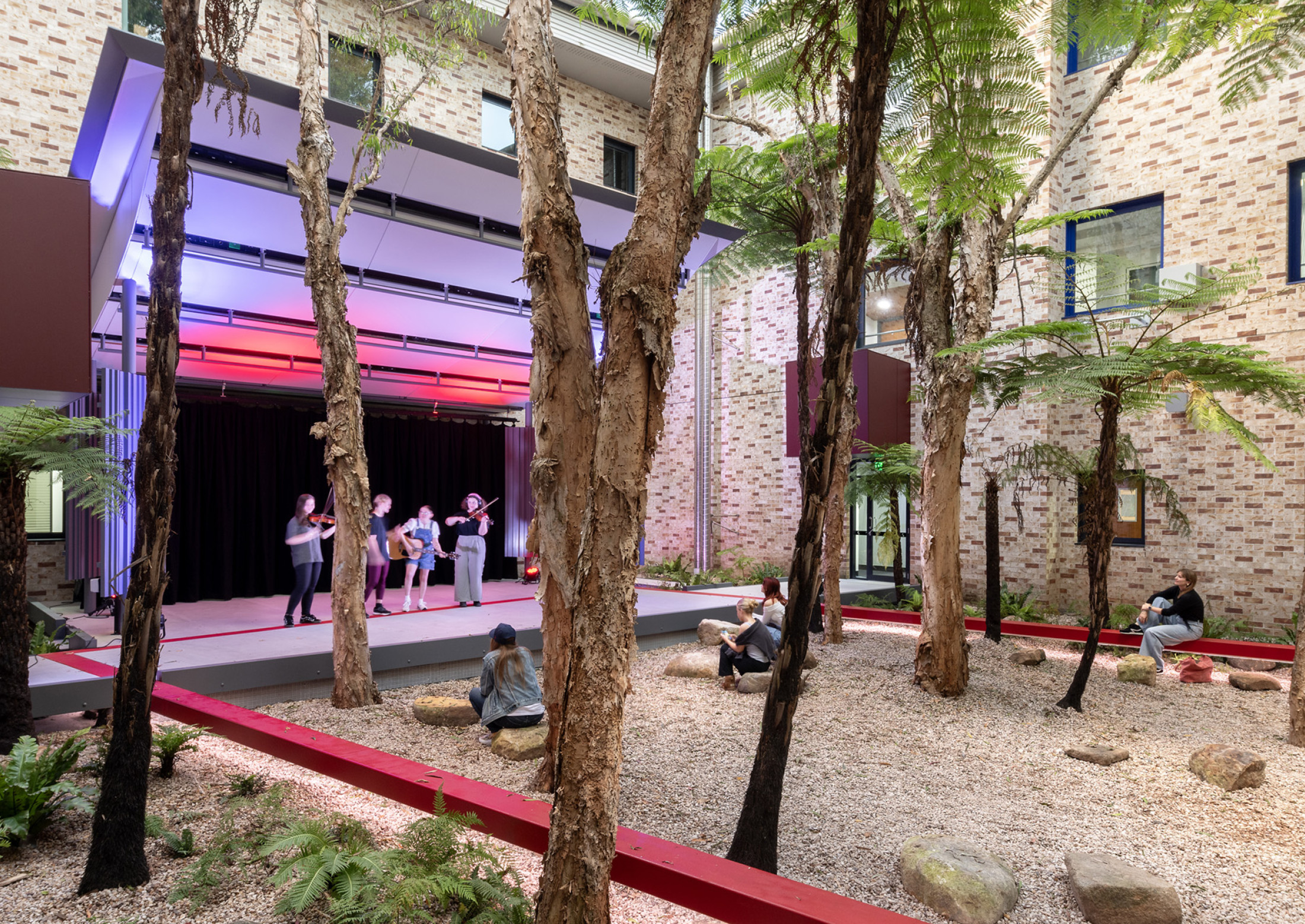 Red Note Café Courtyard