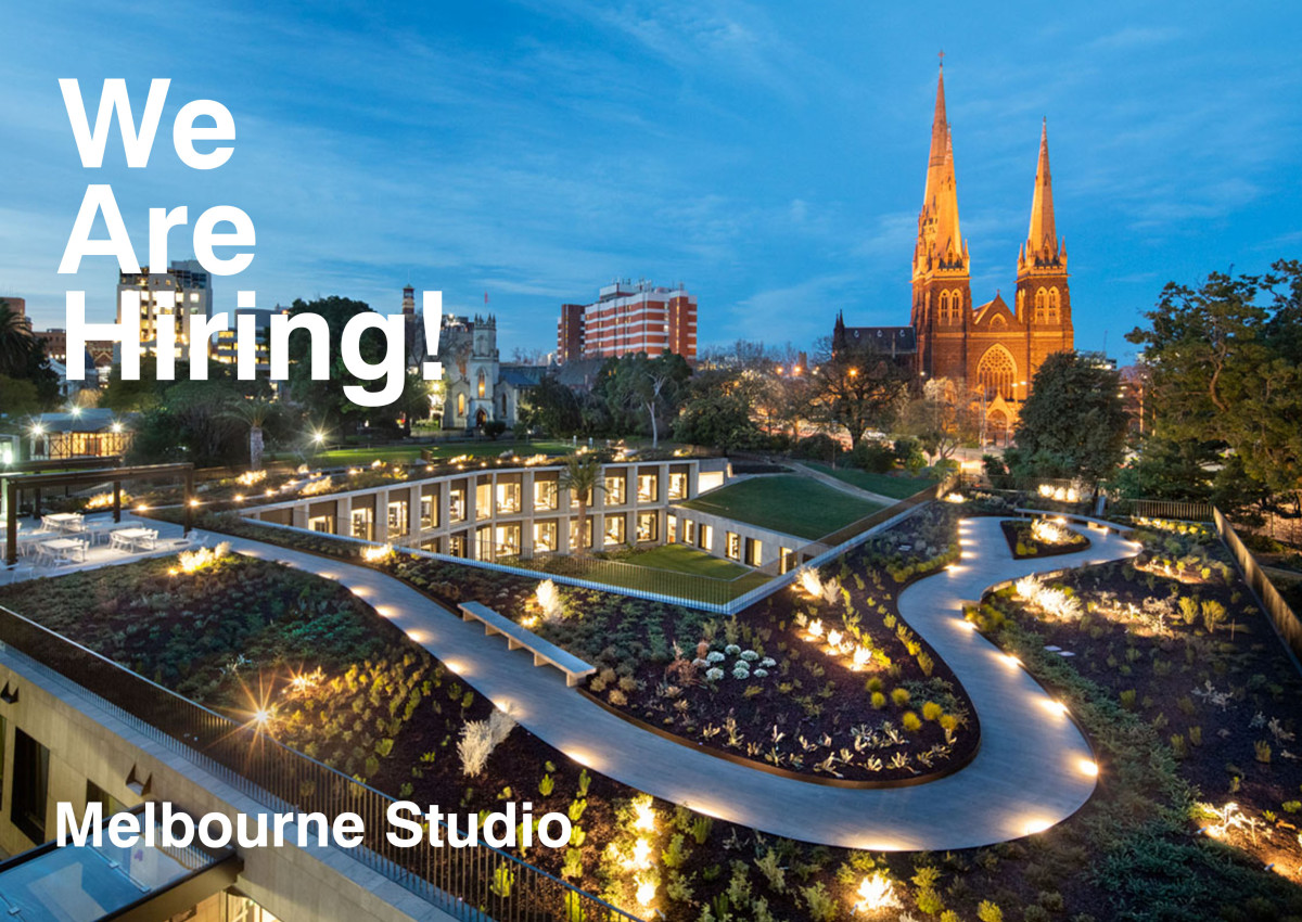 We Are Hiring!  Melbourne Studio
